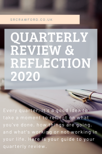 quarterly review and reflection 2020